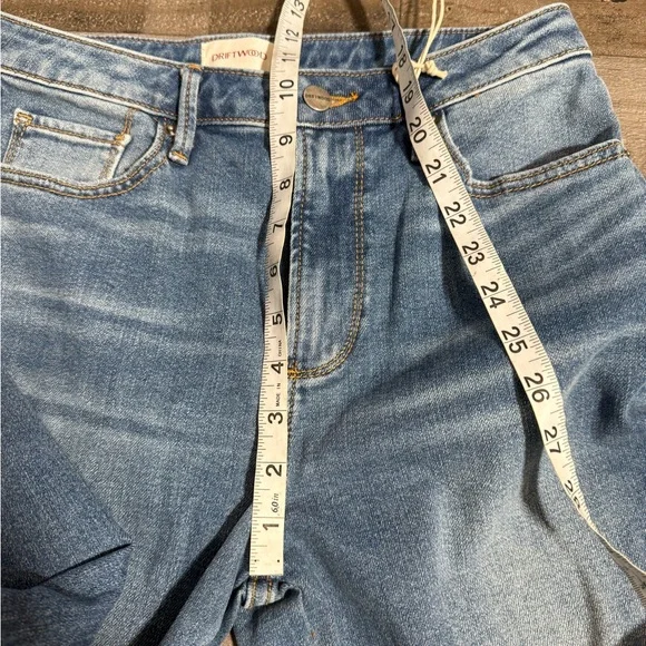 NWT‎ Driftwood Charlie Cuff Jeans- 27x25